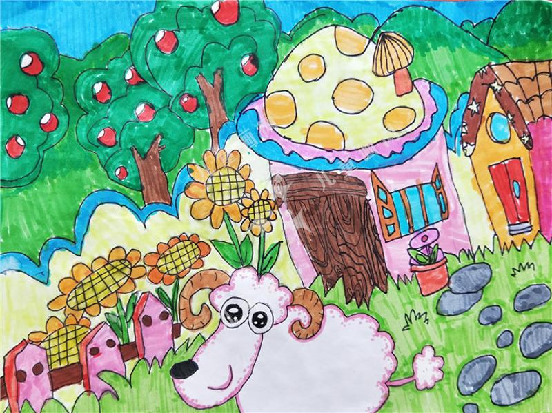 美丽的山村小院